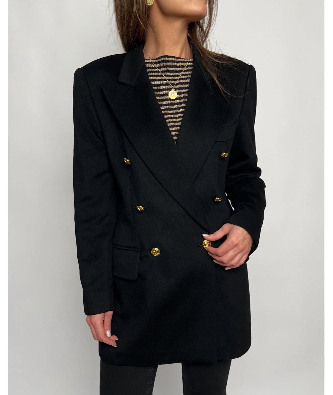 ESCADA Черный кашемировый жакет/пиджак, фото 6