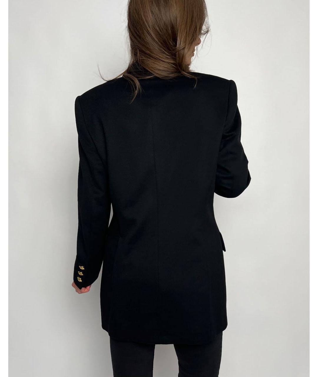 ESCADA Черный кашемировый жакет/пиджак, фото 4