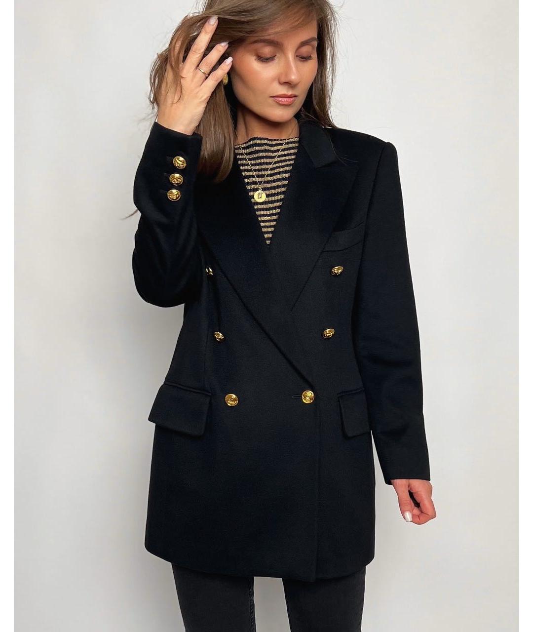 ESCADA Черный кашемировый жакет/пиджак, фото 2