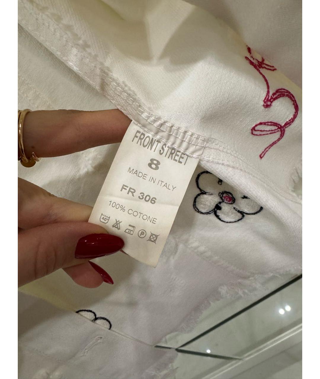 FRONT STREET Белая деним куртка, фото 3