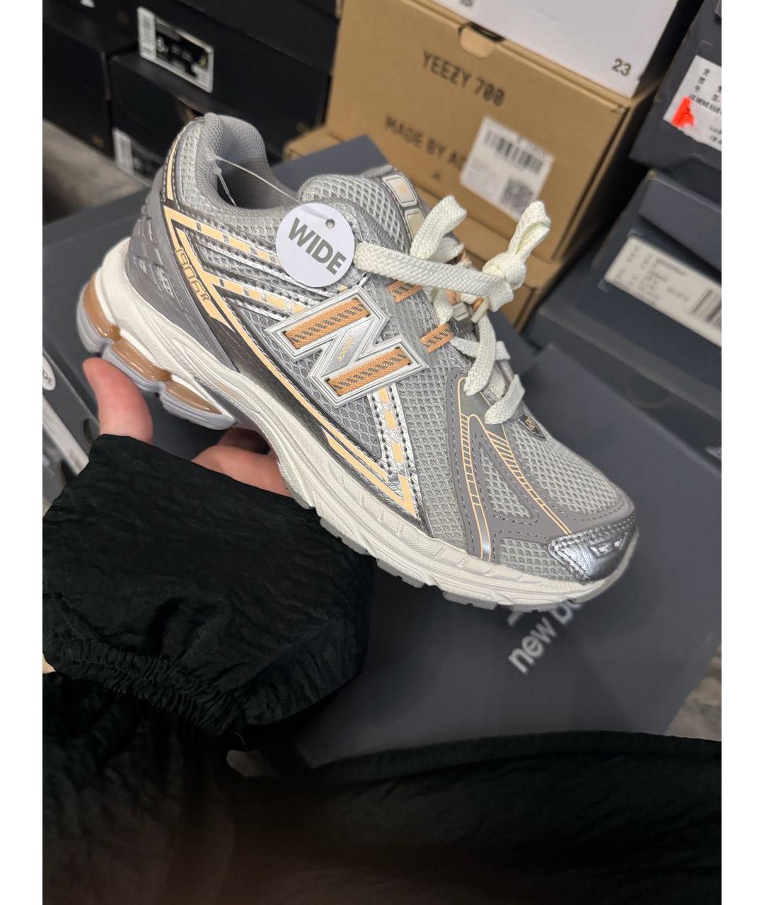 NEW BALANCE Бежевые кеды, фото 3