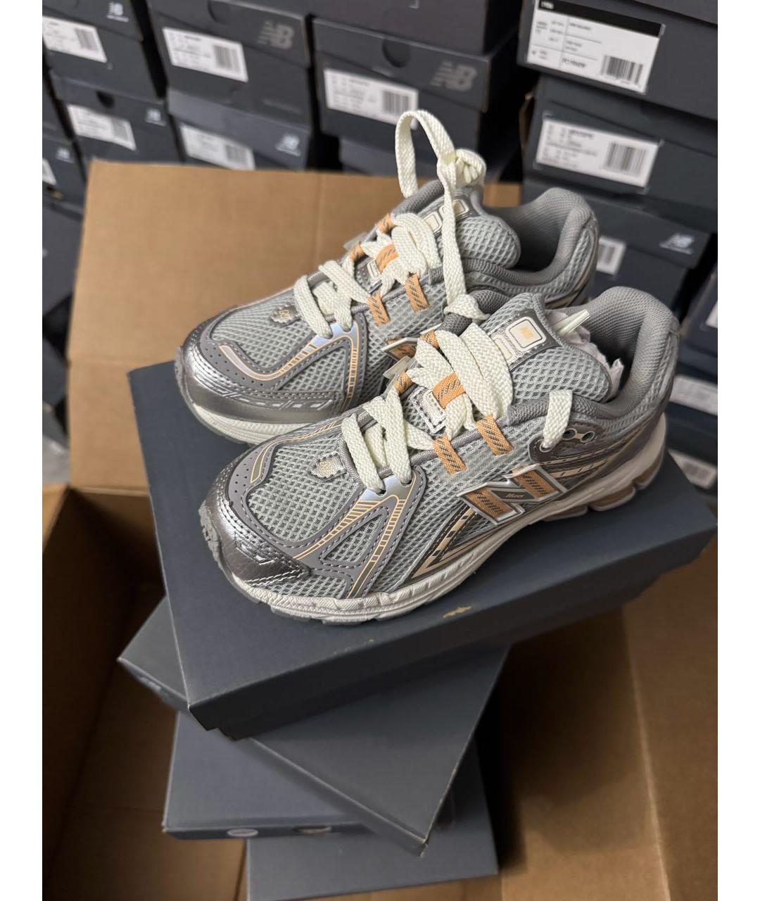 NEW BALANCE Бежевые кеды, фото 2