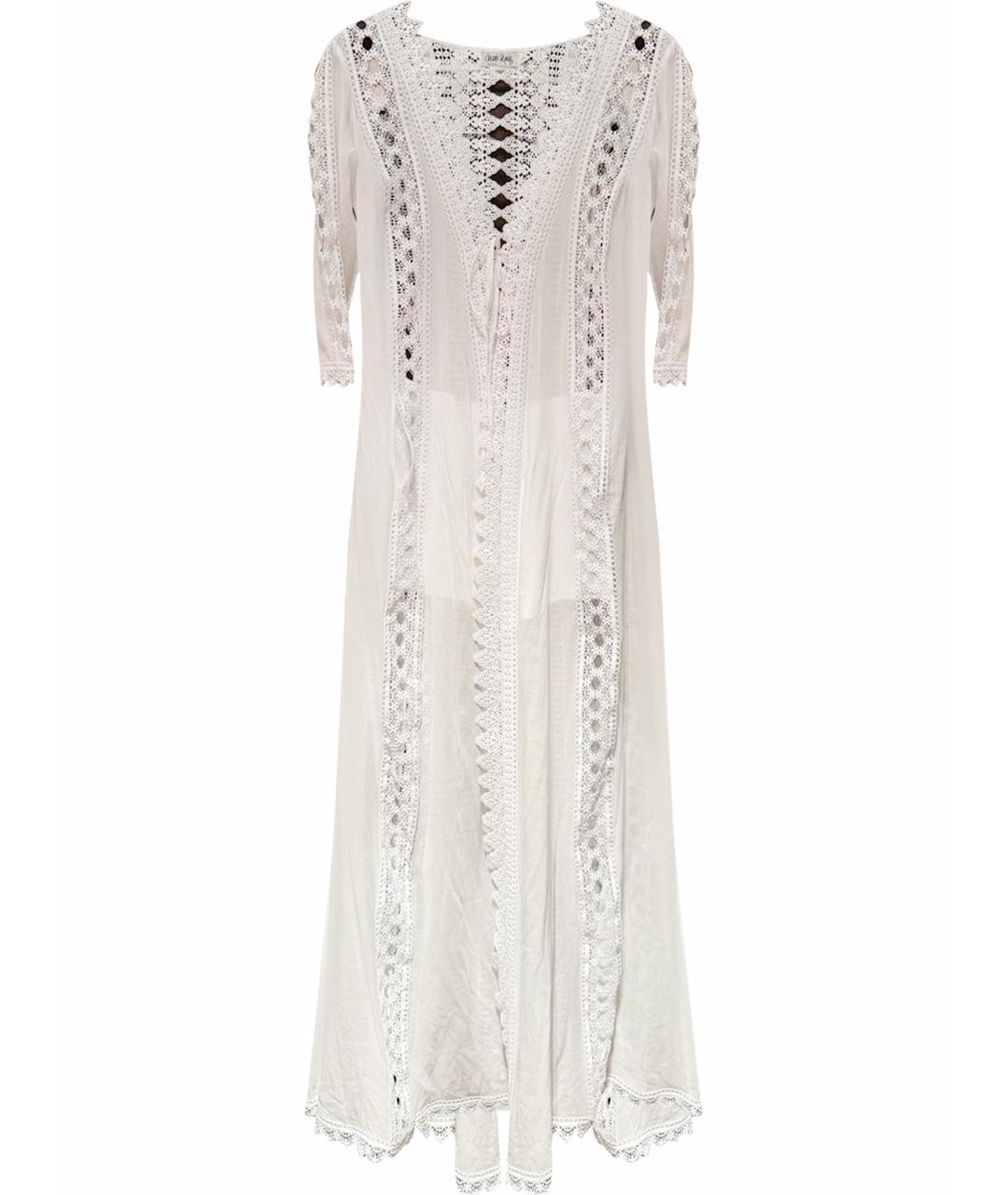 CHARO RUIZ Белое повседневное платье, фото 1