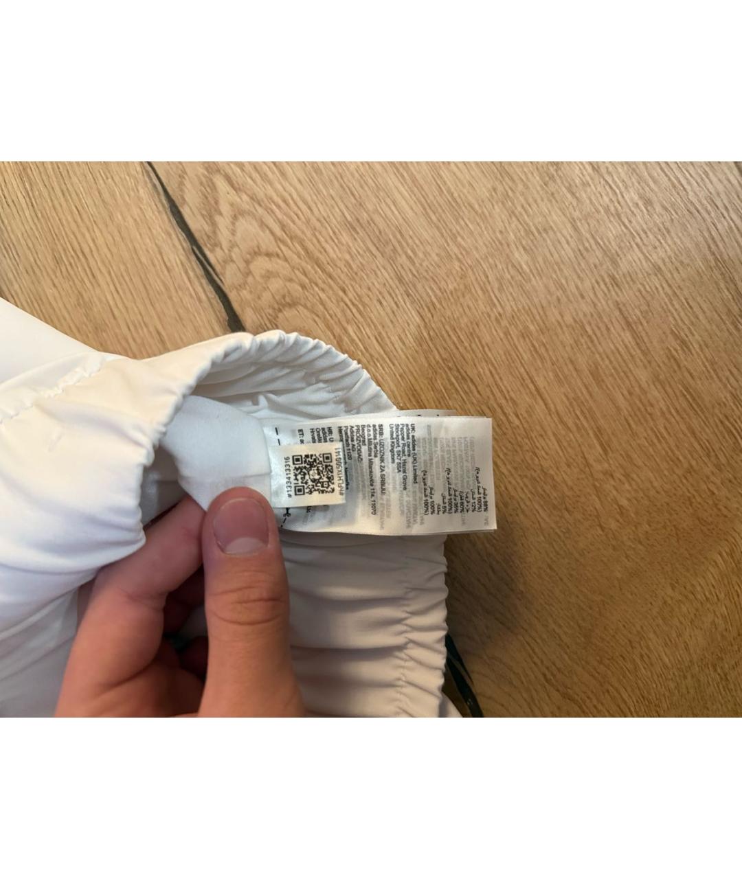 ADIDAS Белый полиэстеровый костюм с брюками, фото 7