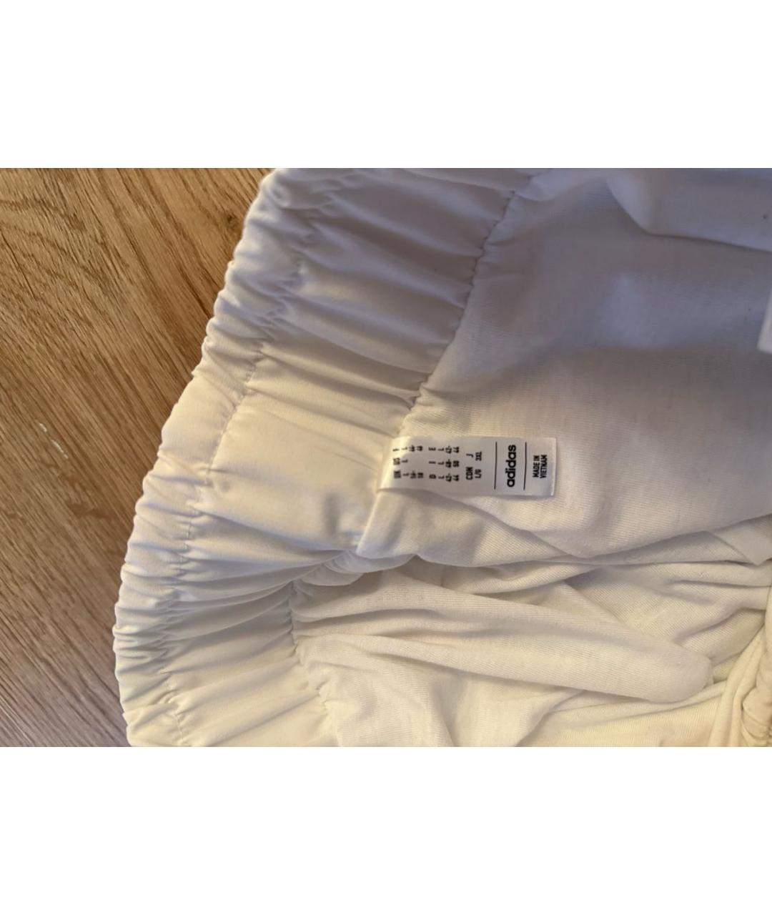 ADIDAS Белый полиэстеровый костюм с брюками, фото 6