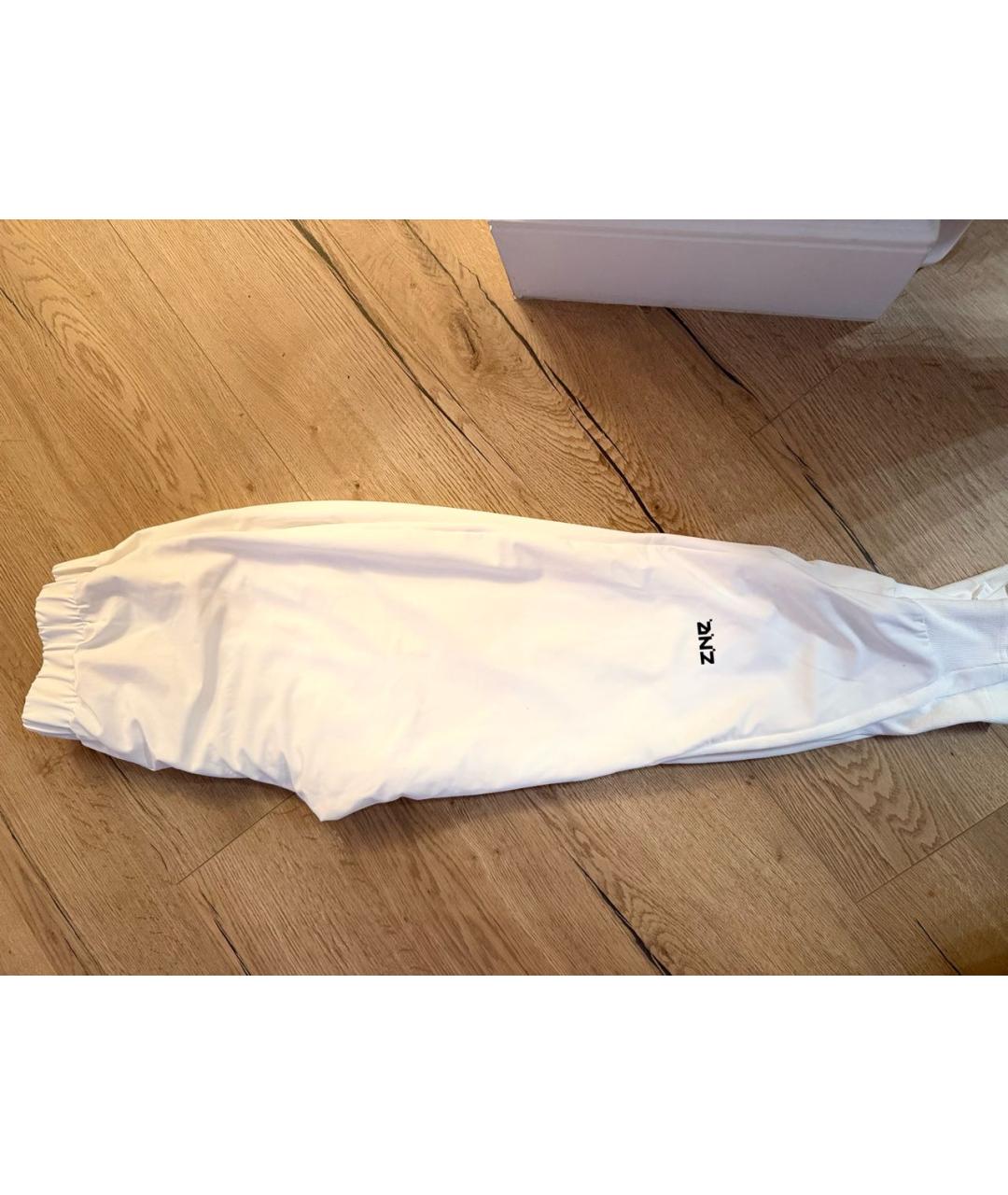 ADIDAS Белый полиэстеровый костюм с брюками, фото 5