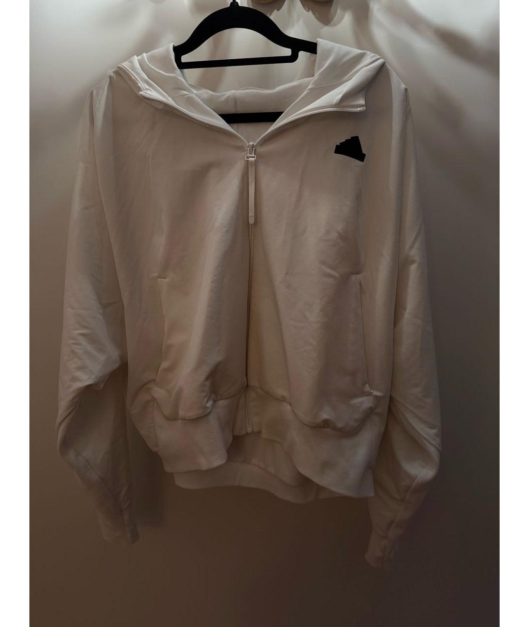 ADIDAS Белый полиэстеровый костюм с брюками, фото 9