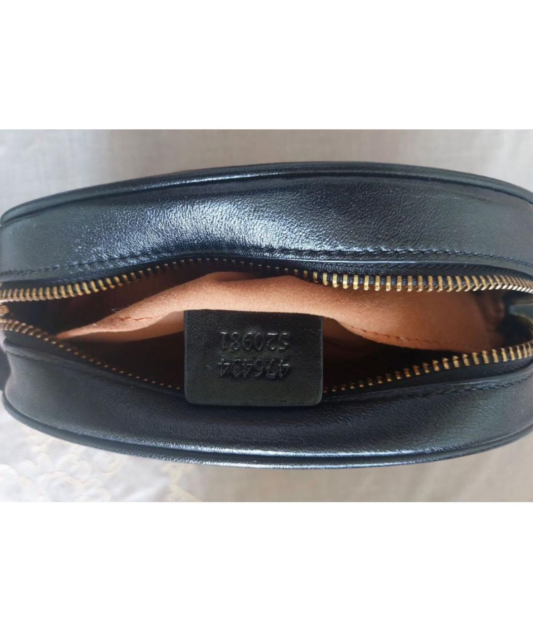 GUCCI Черная кожаная поясная сумка, фото 6