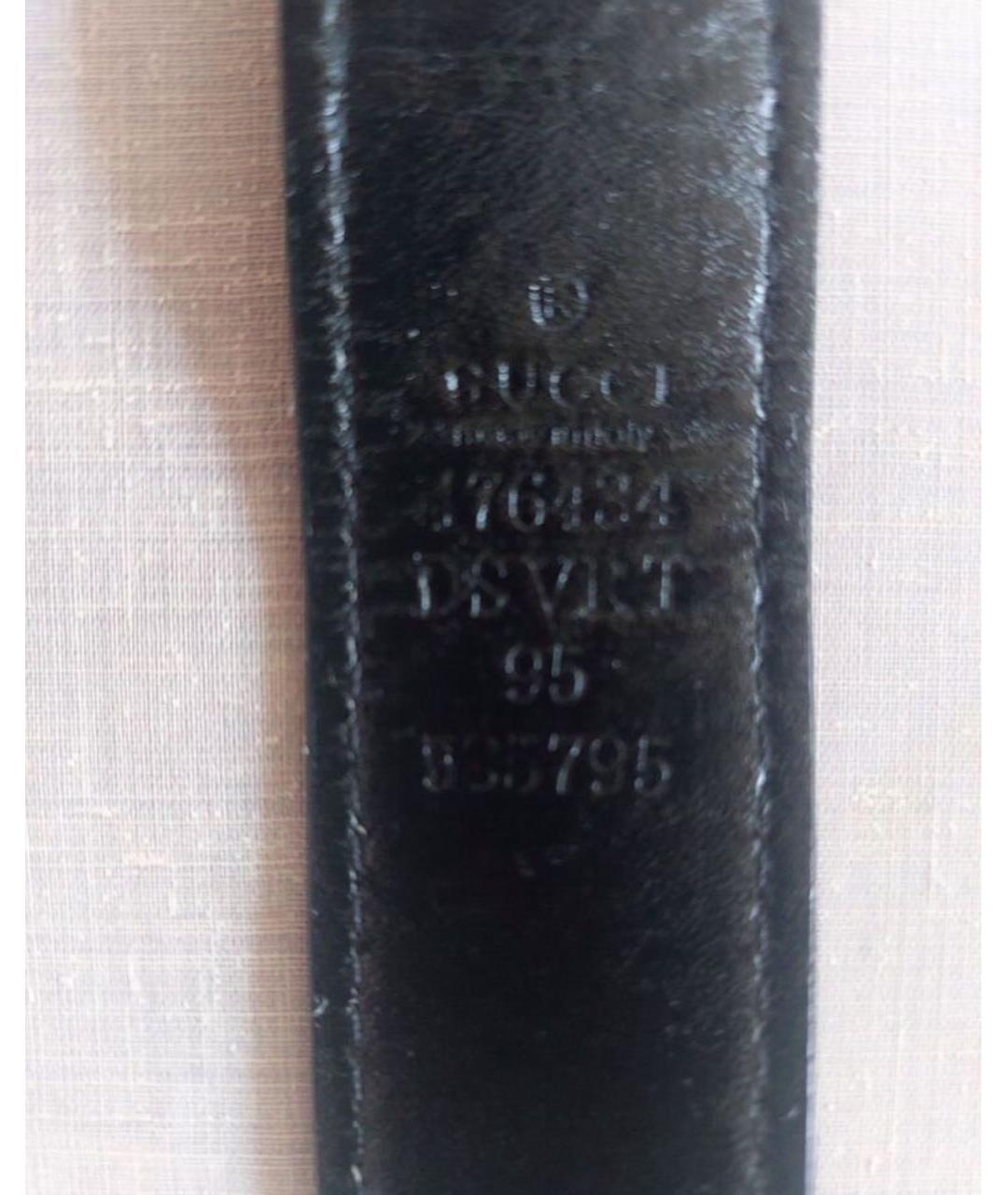 GUCCI Черная кожаная поясная сумка, фото 3