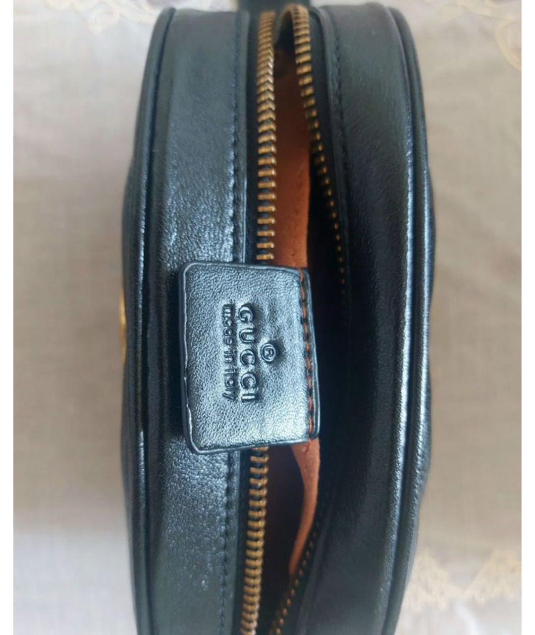 GUCCI Черная кожаная поясная сумка, фото 4