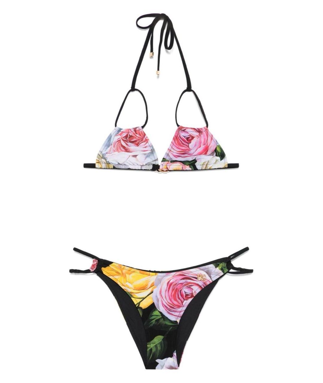 DOLCE&GABBANA Мульти полиамидовый купальник, фото 1