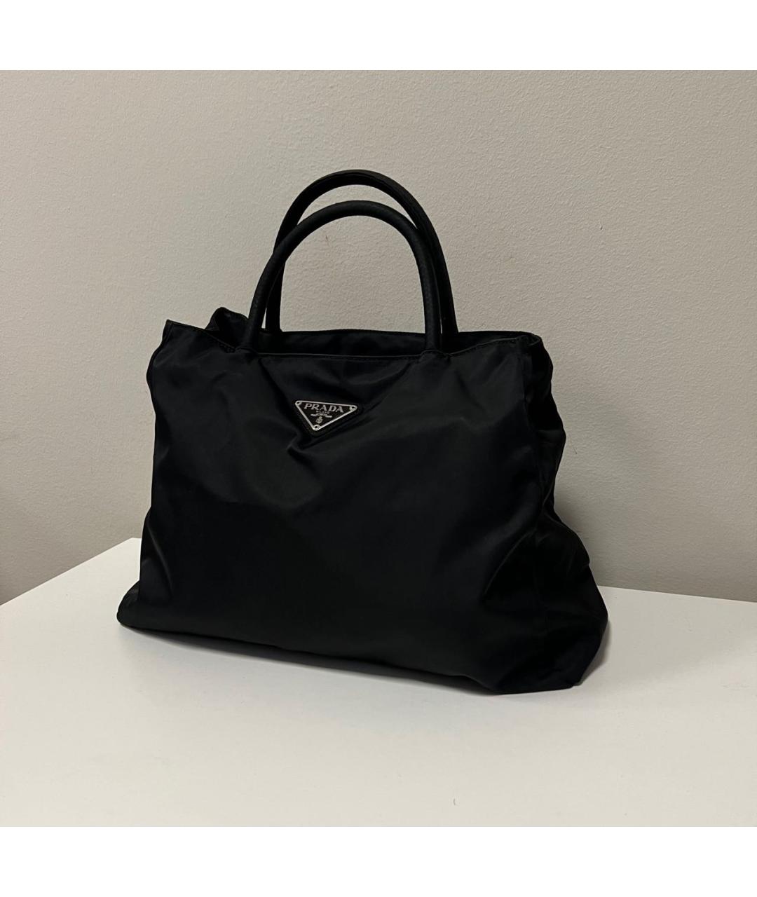 PRADA Черная сумка с короткими ручками, фото 2