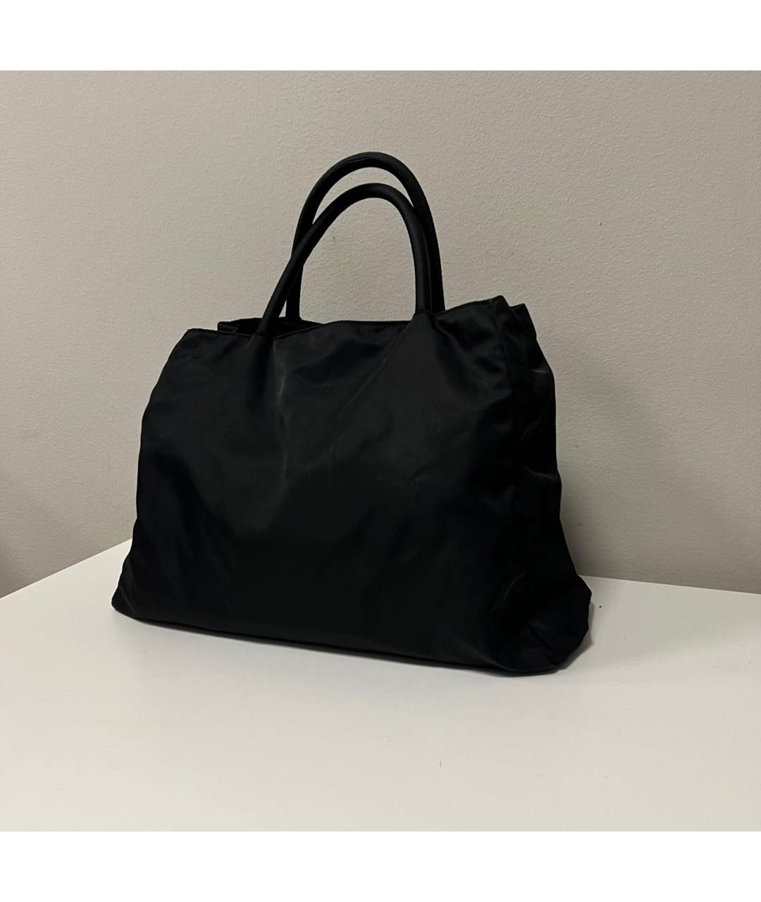 PRADA Черная сумка с короткими ручками, фото 4