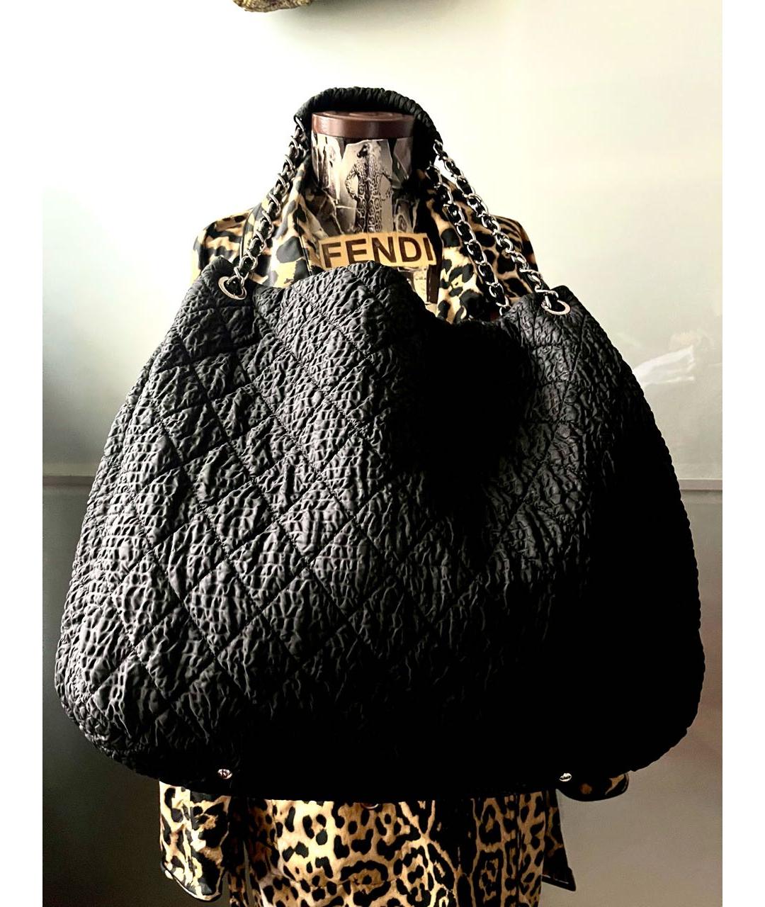 CHANEL Черная сумка через плечо, фото 3