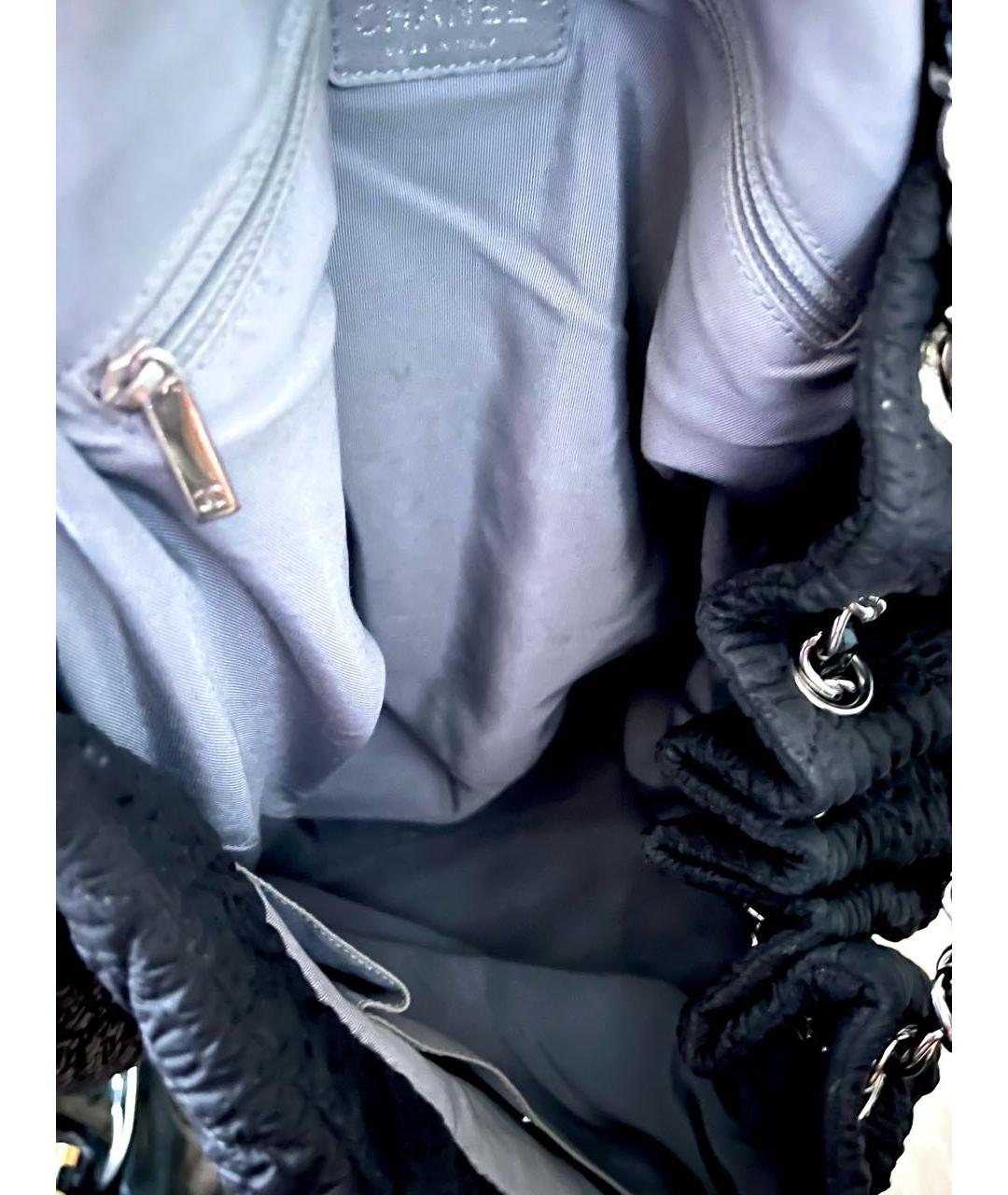 CHANEL Черная сумка через плечо, фото 5