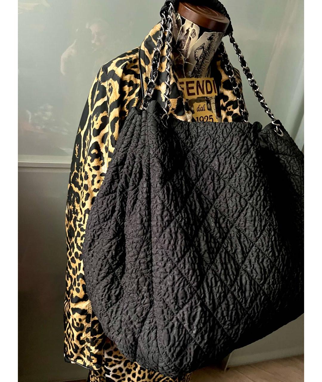 CHANEL Черная сумка через плечо, фото 4