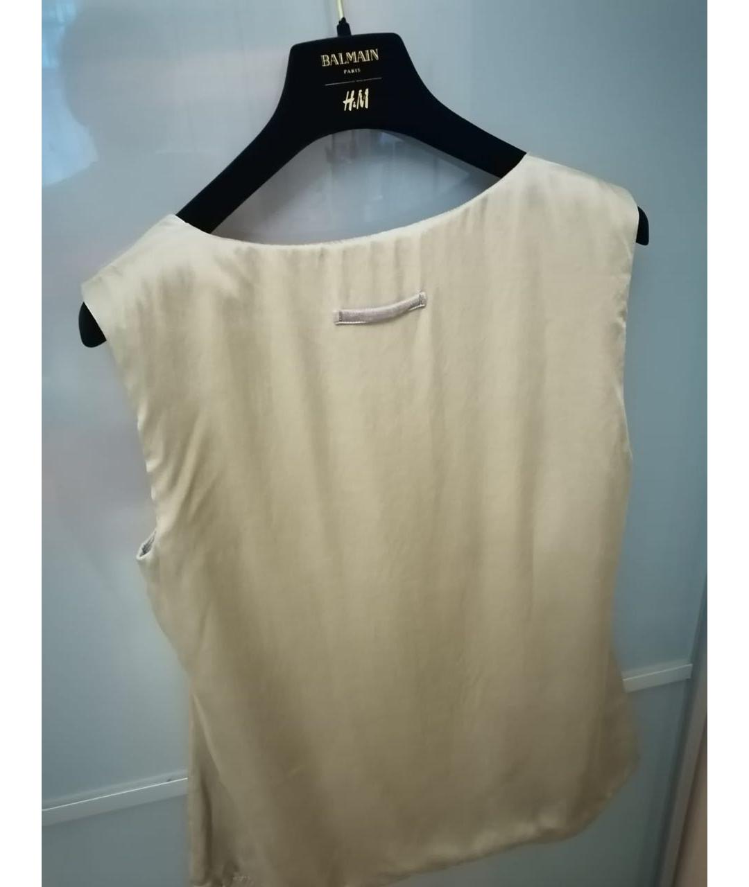 ESCADA Бежевая шелковая майка, фото 2