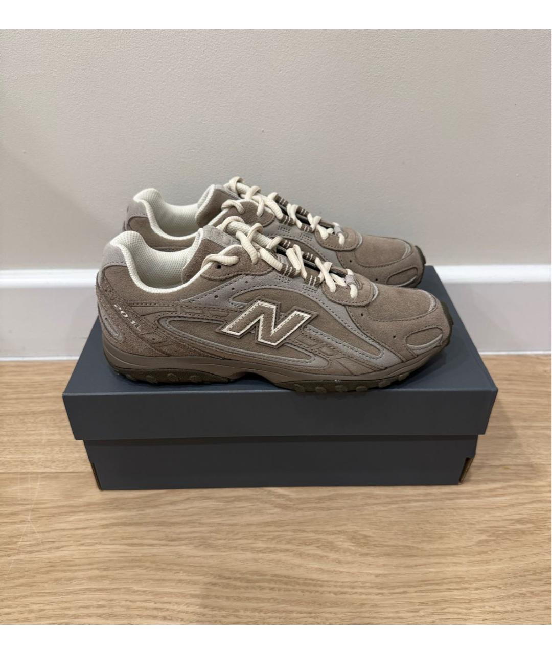 NEW BALANCE Коричневые замшевые кеды, фото 2