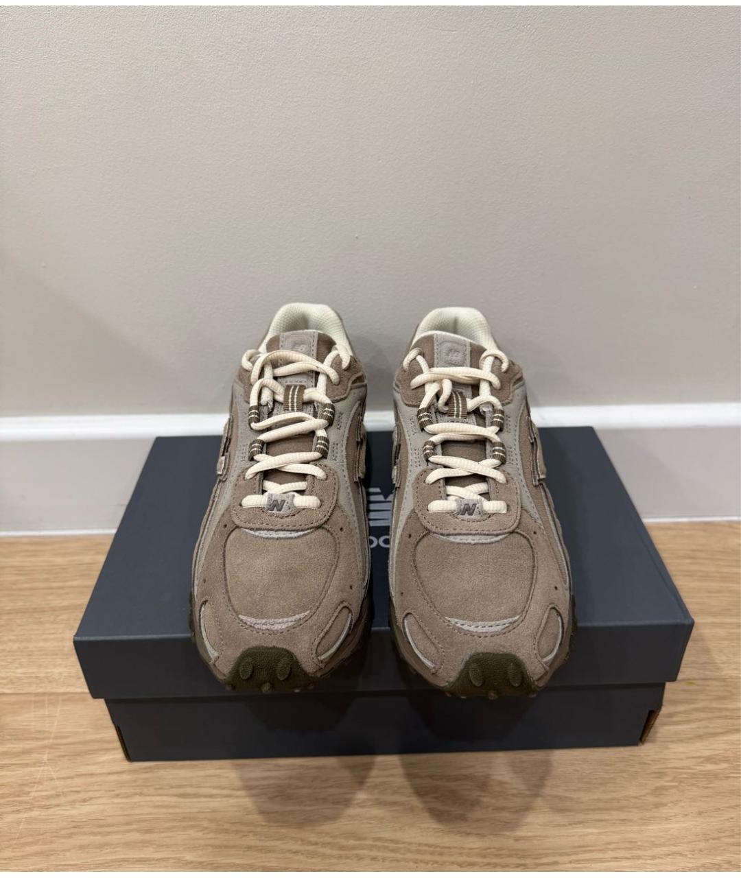 NEW BALANCE Коричневые замшевые кеды, фото 4