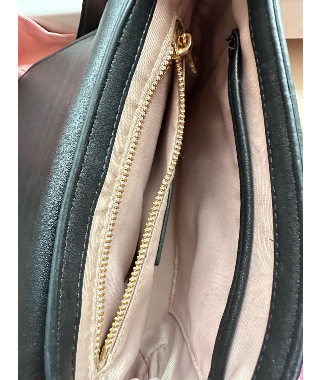 TRUSSARDI Черная сумка через плечо из искусственной кожи, фото 4