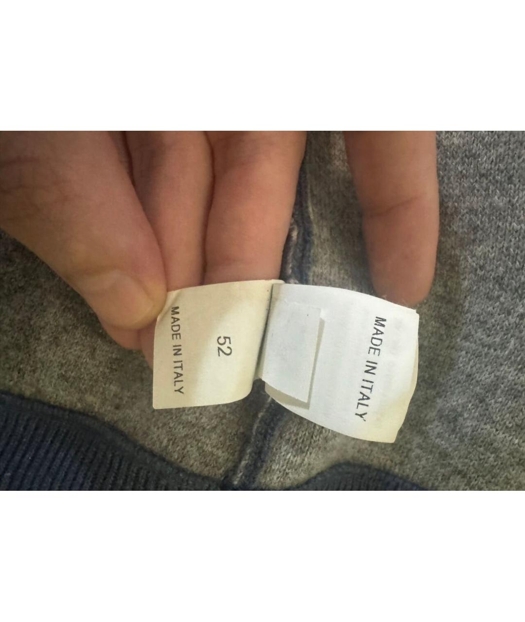 BRUNELLO CUCINELLI Голубой кашемировый кардиган, фото 4