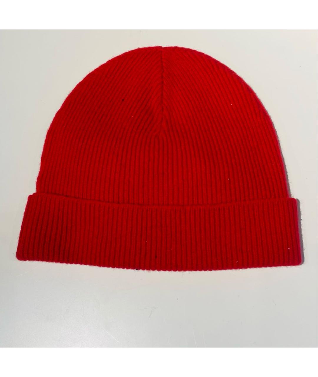 SONIA RYKIEL Красная шерстяная шапка, фото 2