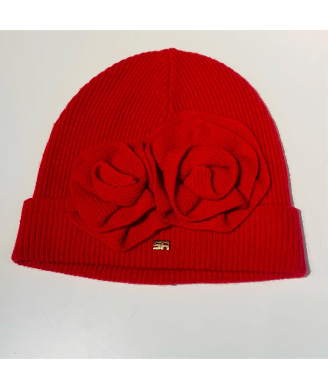 SONIA RYKIEL Красная шерстяная шапка, фото 8