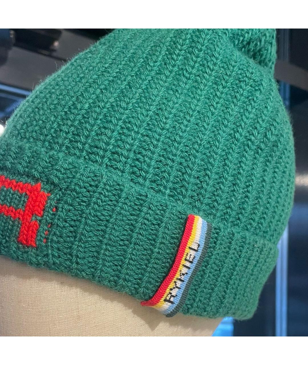 SONIA RYKIEL Зеленая шерстяная шапка, фото 7