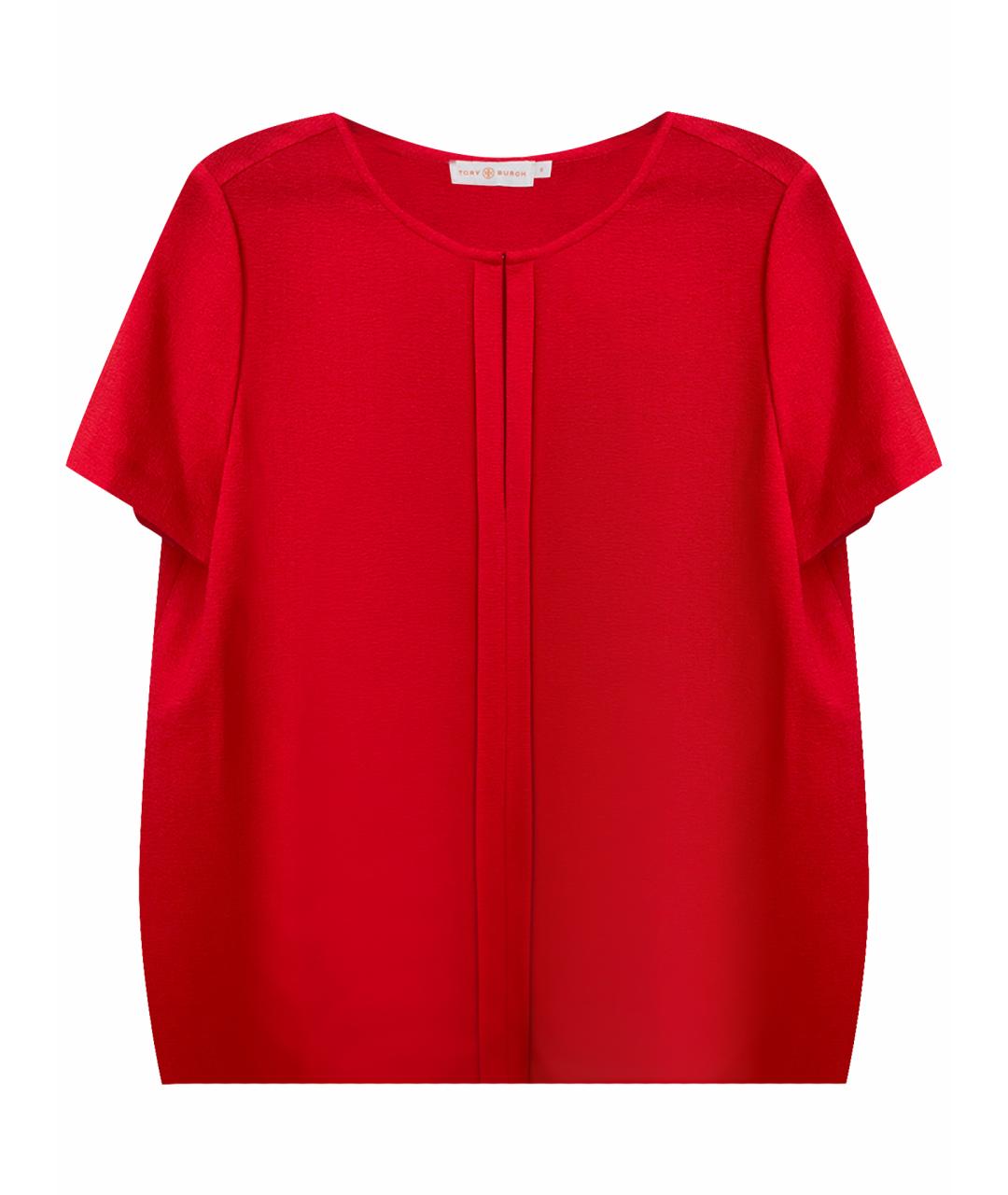 TORY BURCH Красная хлопковая блузы, фото 1