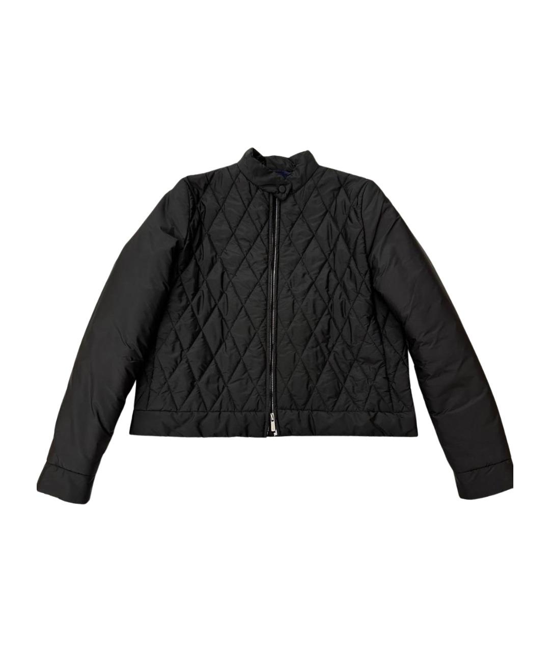 MIU MIU Черная синтетическая куртка, фото 1