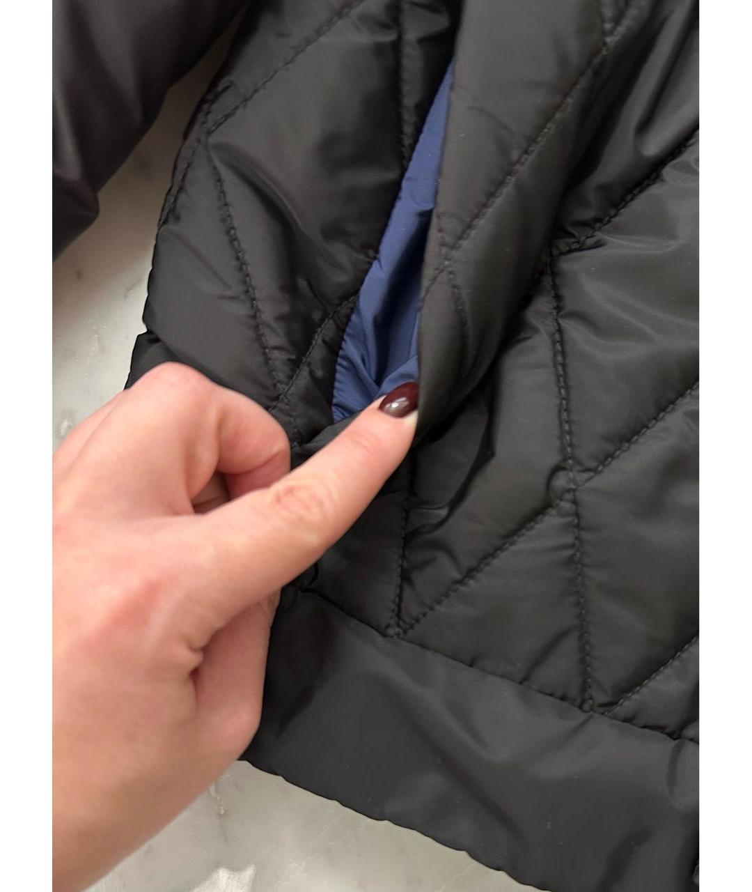 MIU MIU Черная синтетическая куртка, фото 7