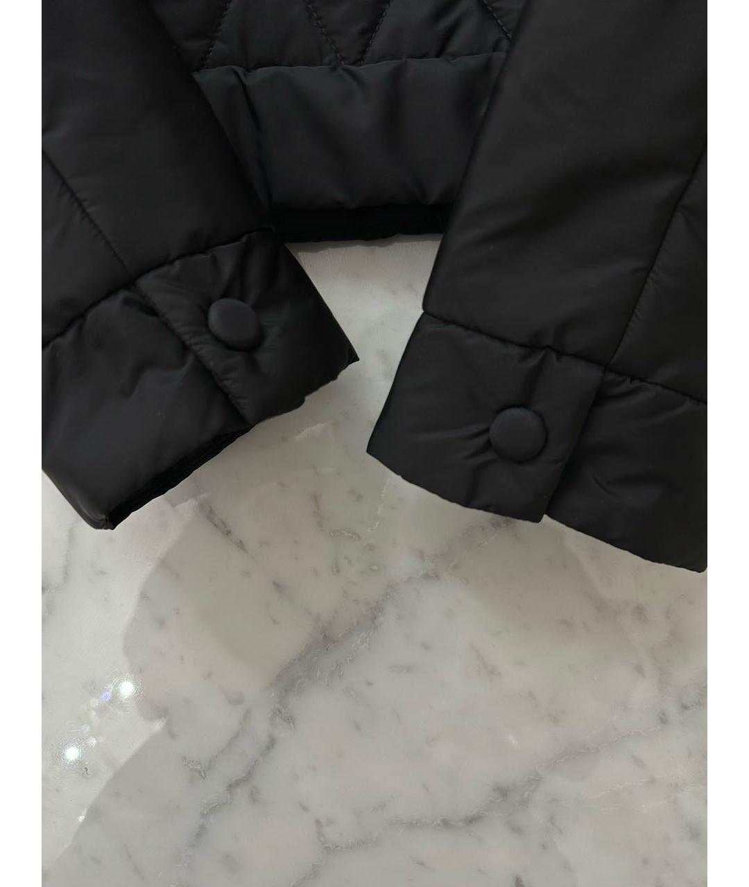 MIU MIU Черная синтетическая куртка, фото 6