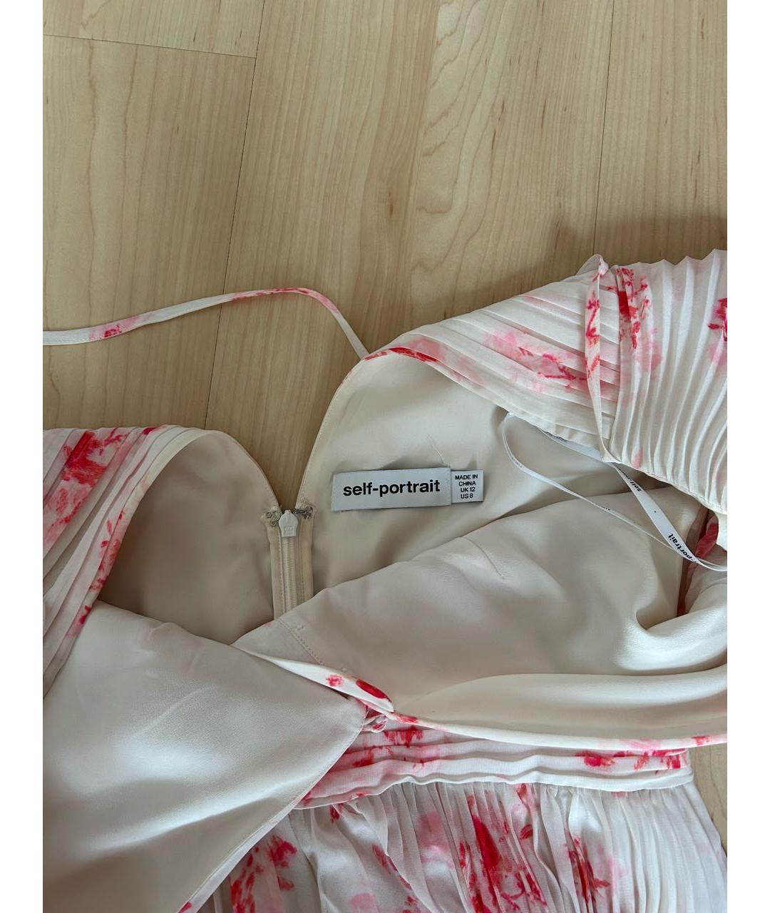 SELF-PORTRAIT Белое кружевное платье, фото 3