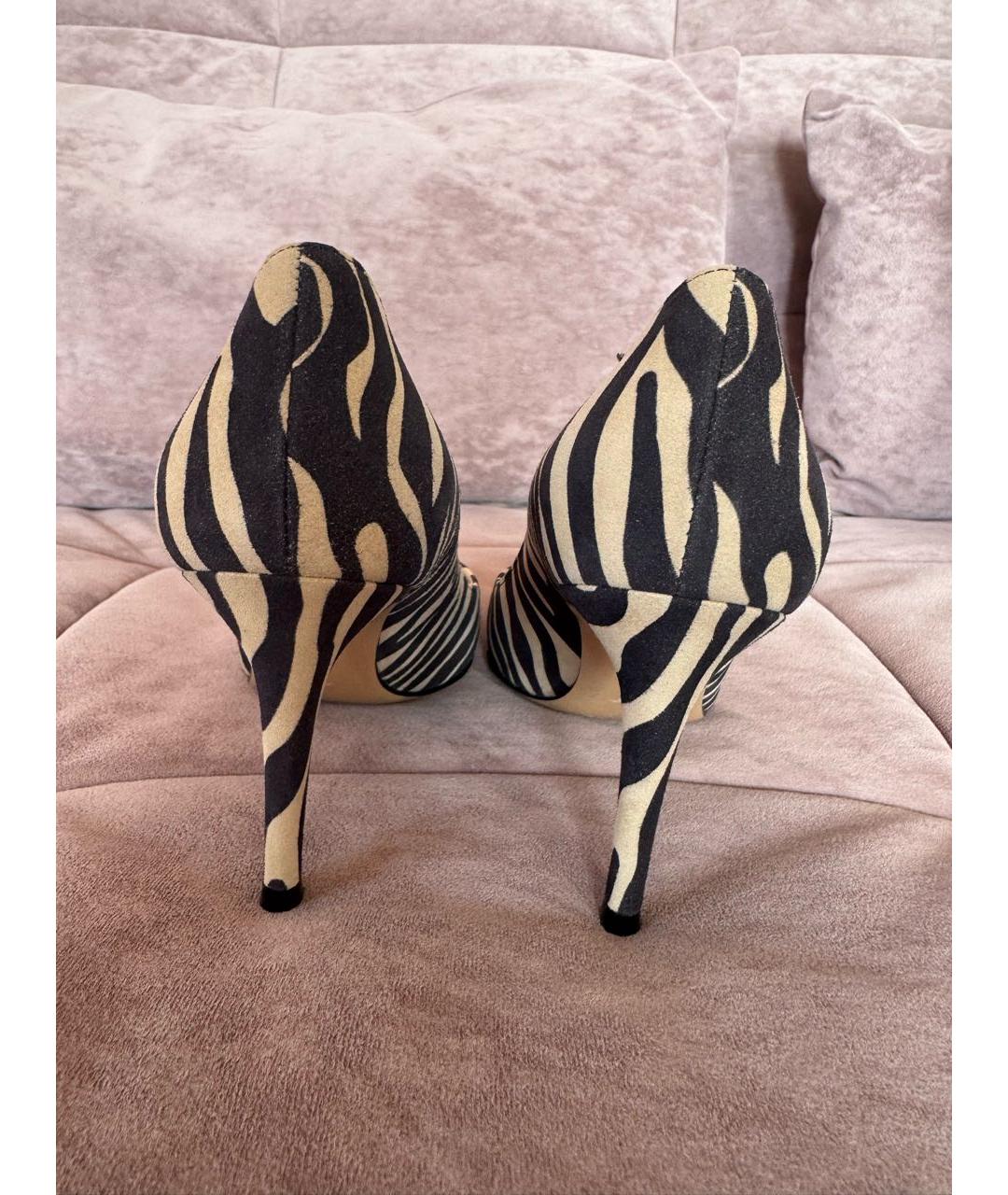 GIANVITO ROSSI Бежевые кожаные туфли, фото 4