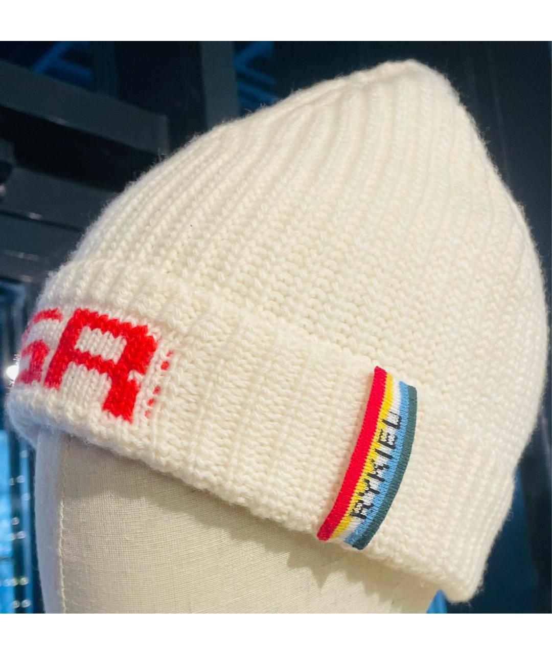 SONIA RYKIEL Бежевая шерстяная шапка, фото 7