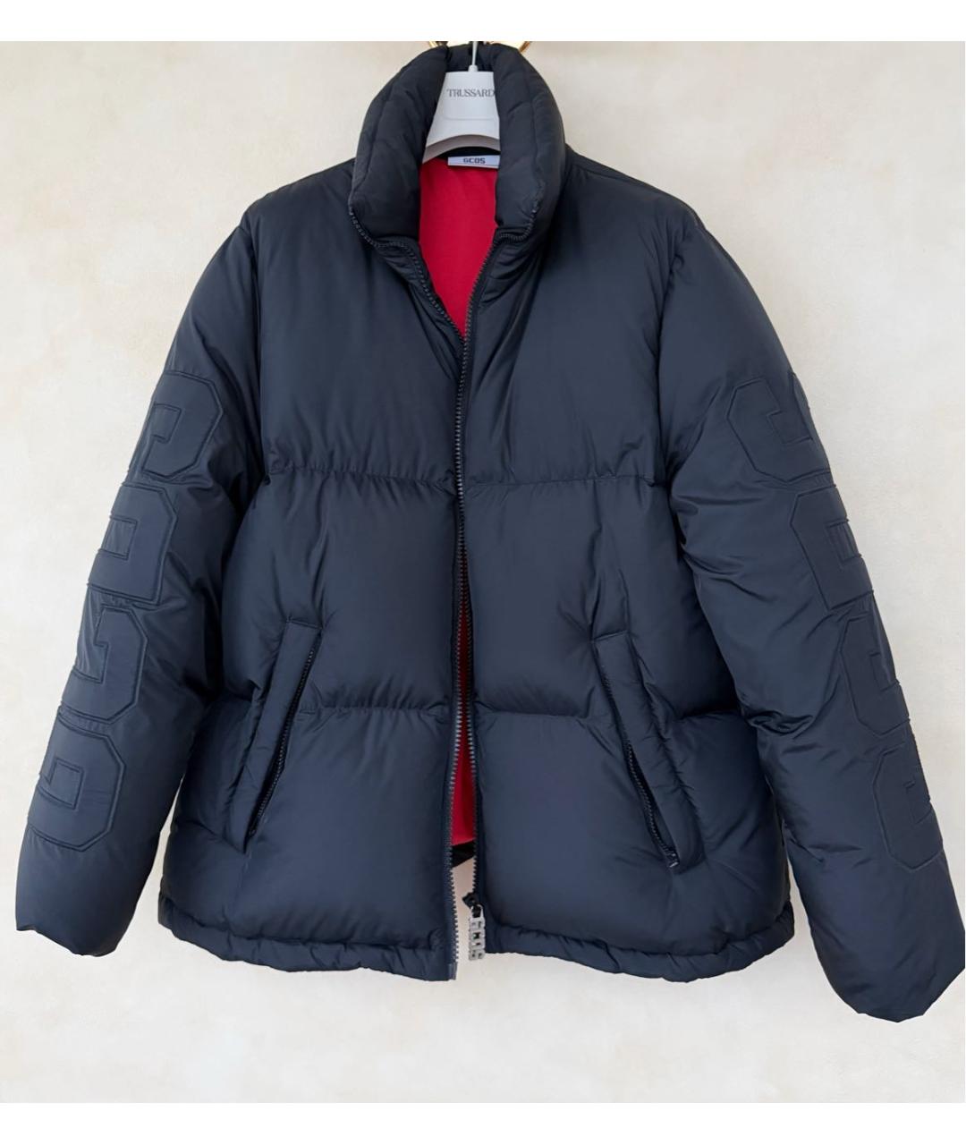 GCDS Черный полиэстеровый пуховик, фото 5