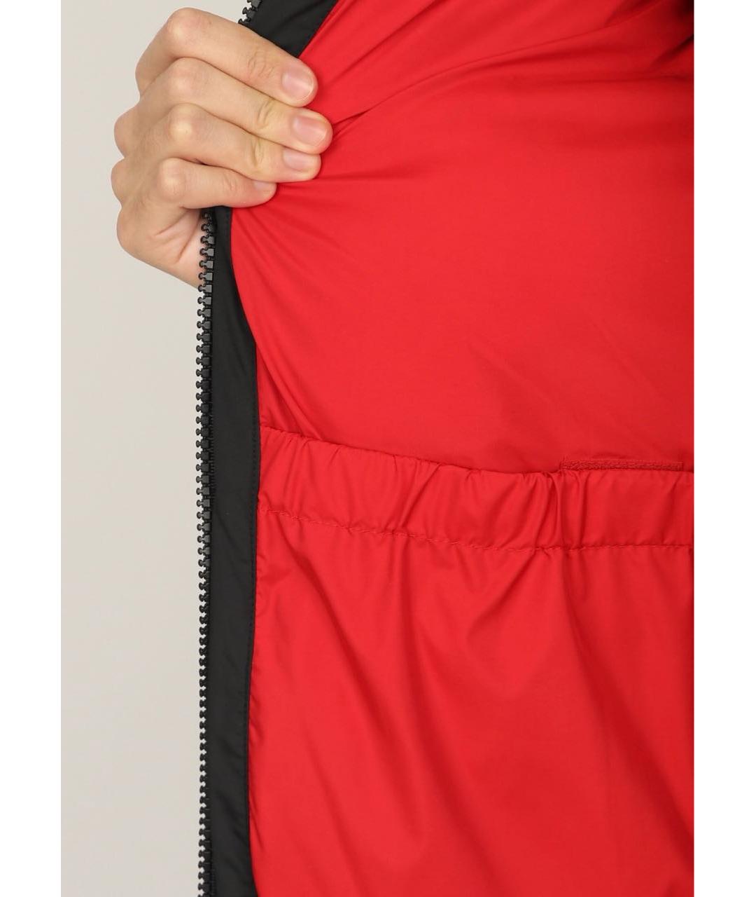 GCDS Черный полиэстеровый пуховик, фото 4