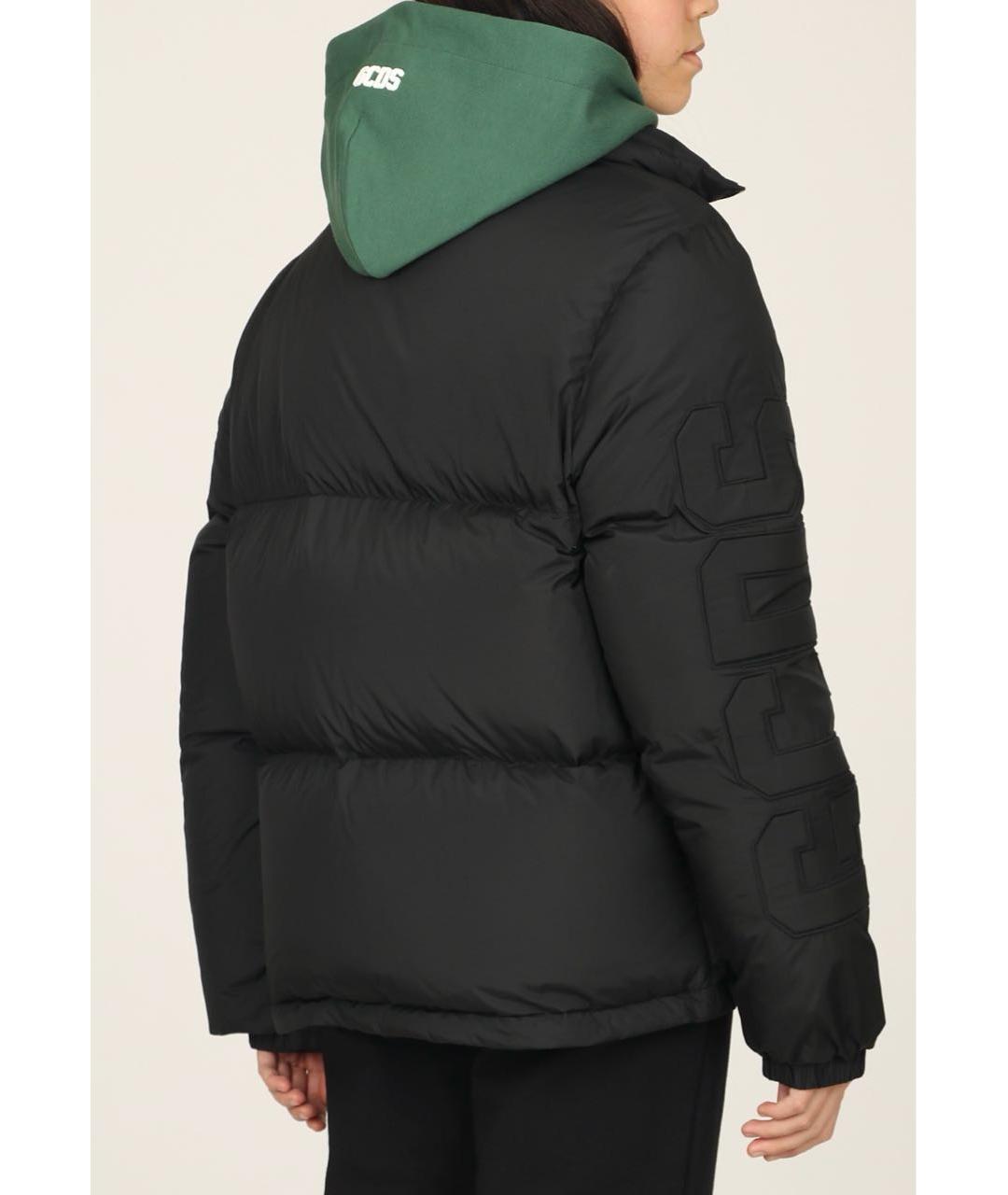 GCDS Черный полиэстеровый пуховик, фото 2