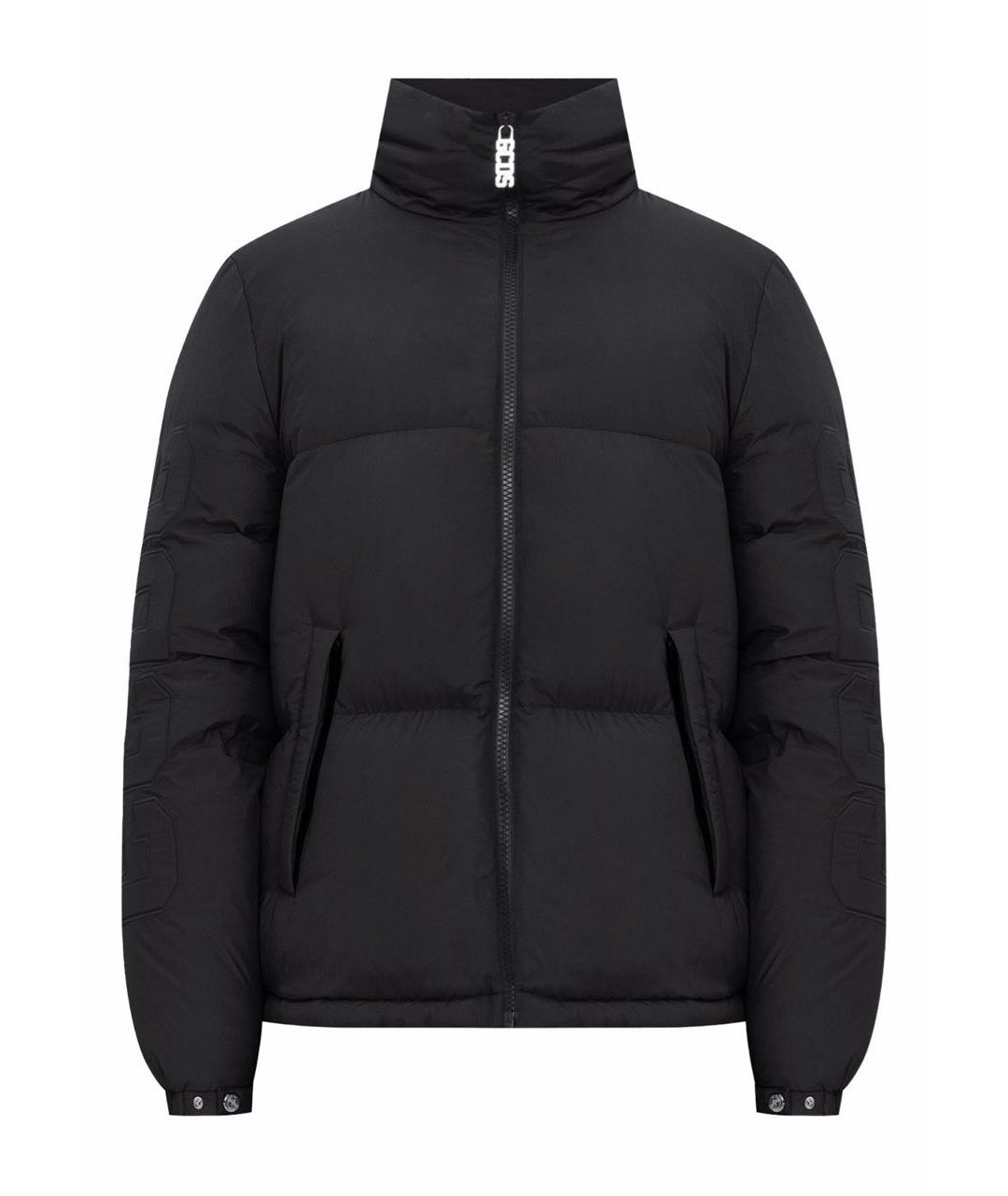 GCDS Черный полиэстеровый пуховик, фото 1