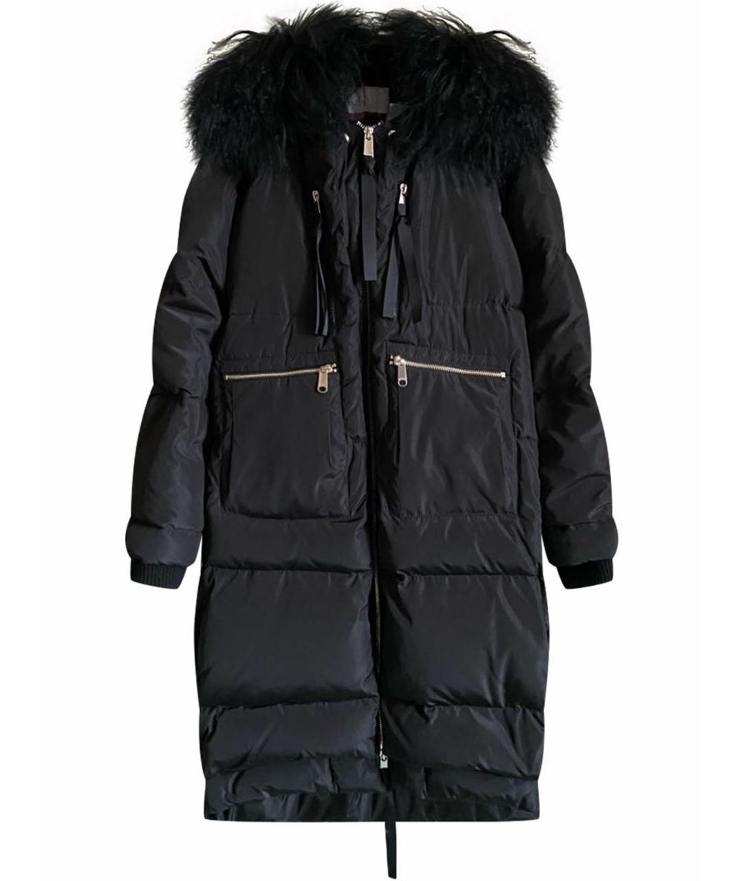 MAX MARA Черная полиэстеровая куртка, фото 1