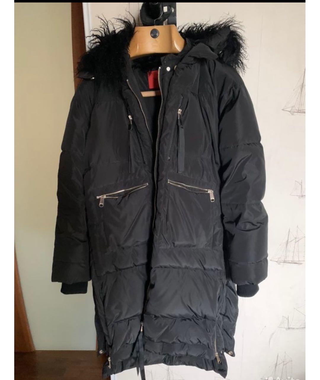 MAX MARA Черная полиэстеровая куртка, фото 8