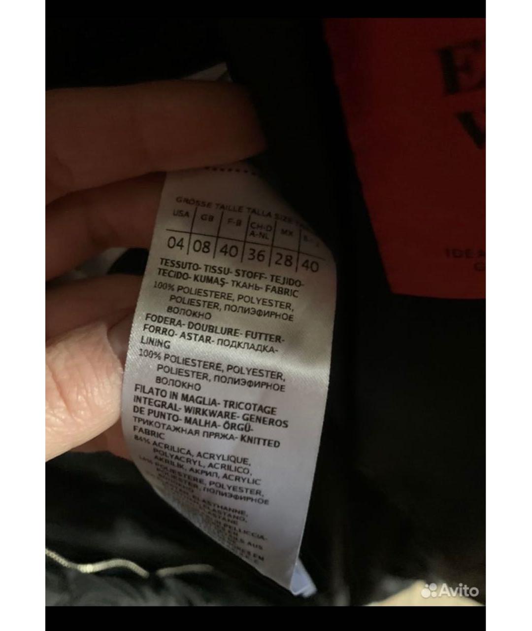 MAX MARA Черная полиэстеровая куртка, фото 7