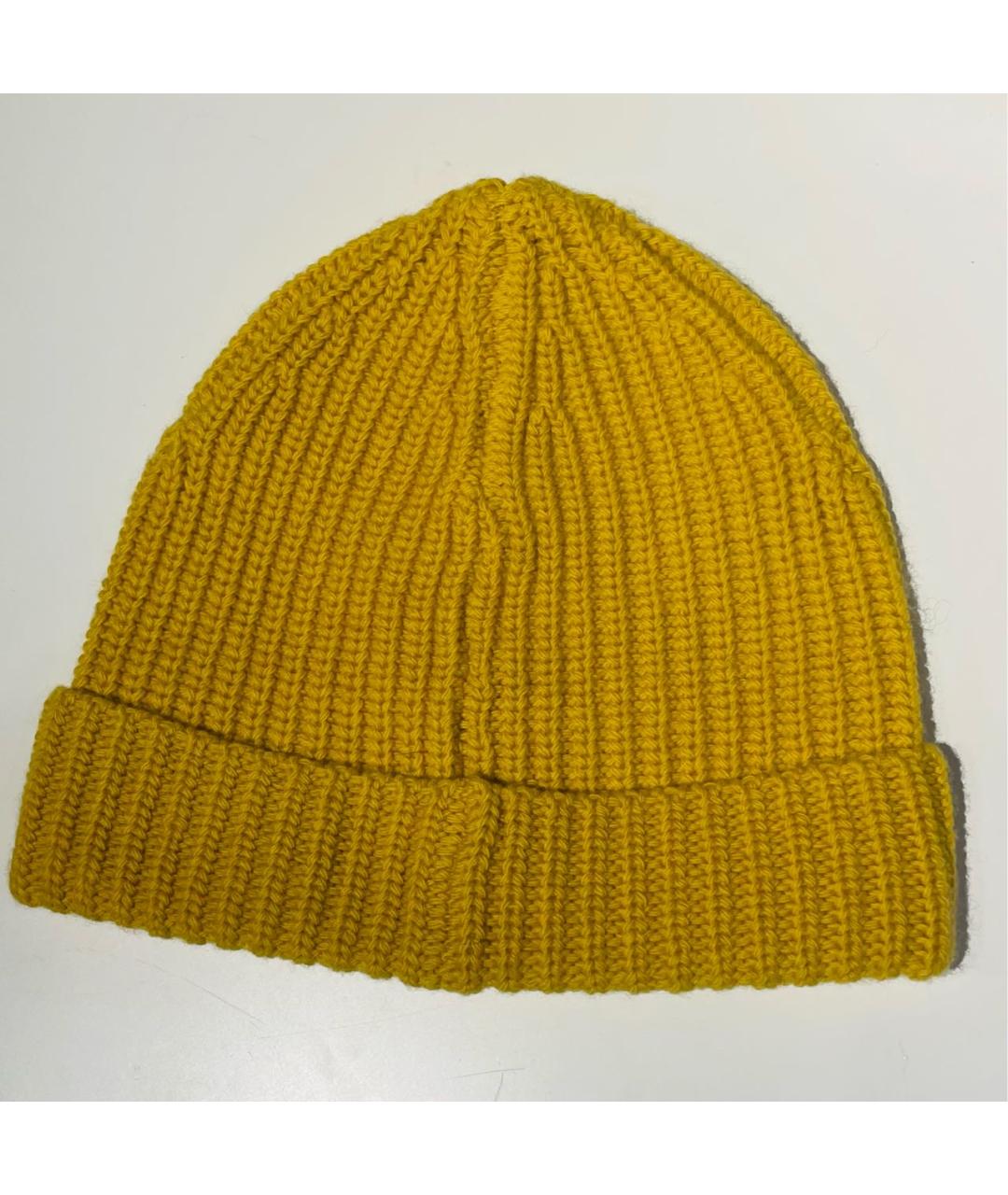 SONIA RYKIEL Желтая шерстяная шапка, фото 2