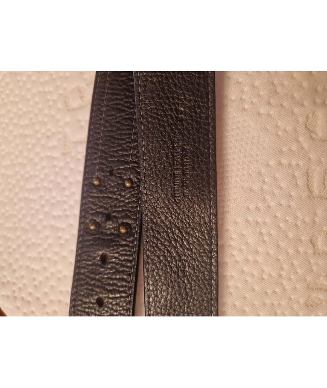 CHLOE Черный кожаный ремень, фото 9