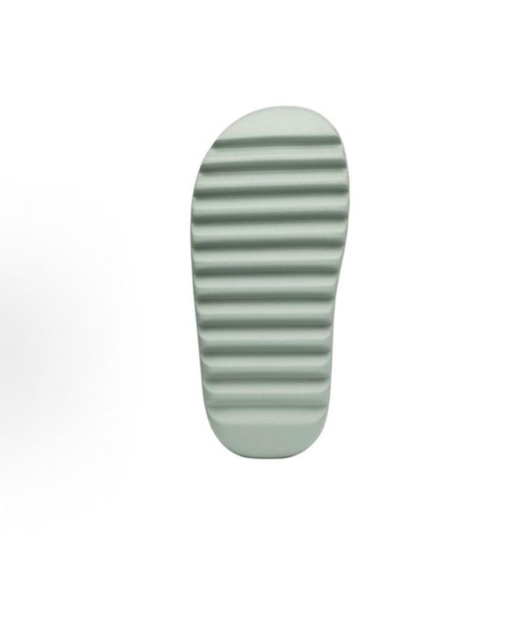 ADIDAS YEEZY Серые резиновые шлепанцы, фото 6