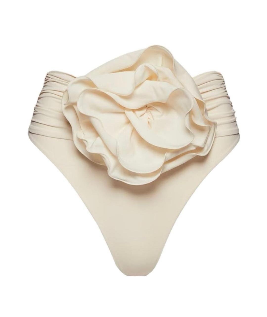 MAGDA BUTRYM Белый полиэстеровый купальник, фото 4