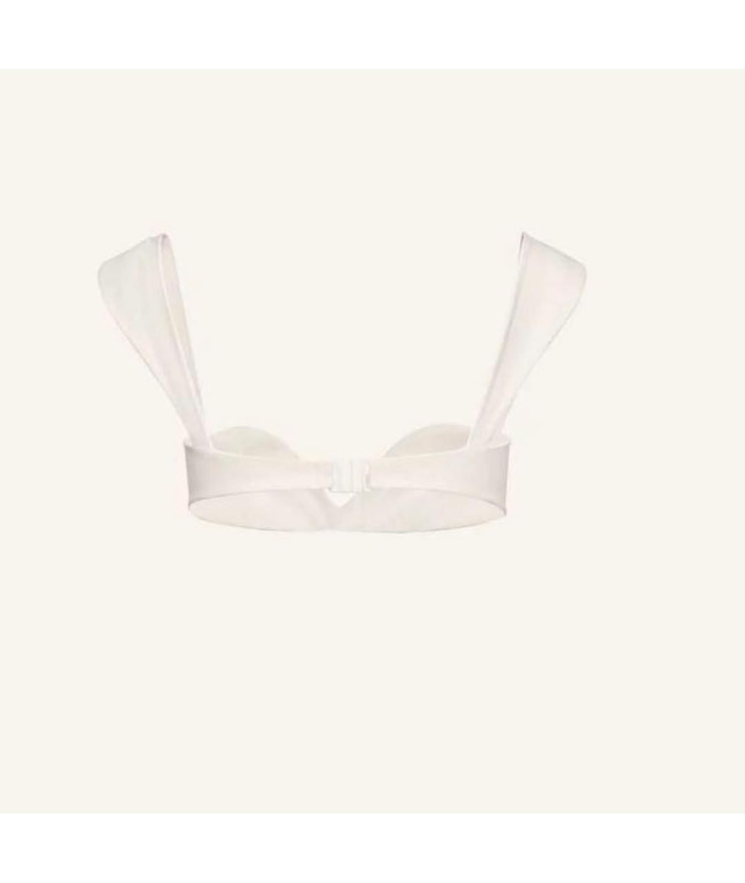 MAGDA BUTRYM Белый полиэстеровый купальник, фото 3