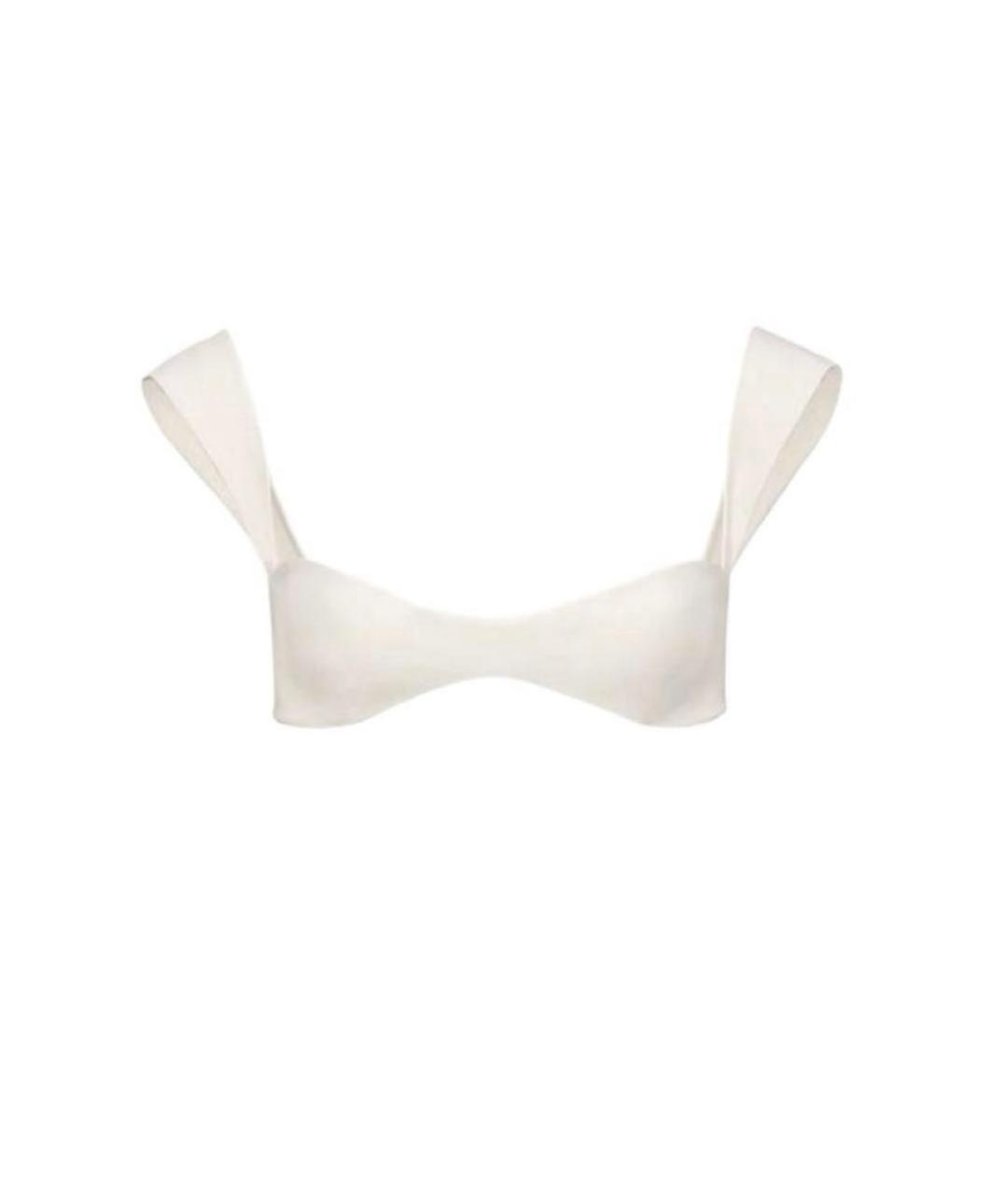 MAGDA BUTRYM Белый полиэстеровый купальник, фото 2