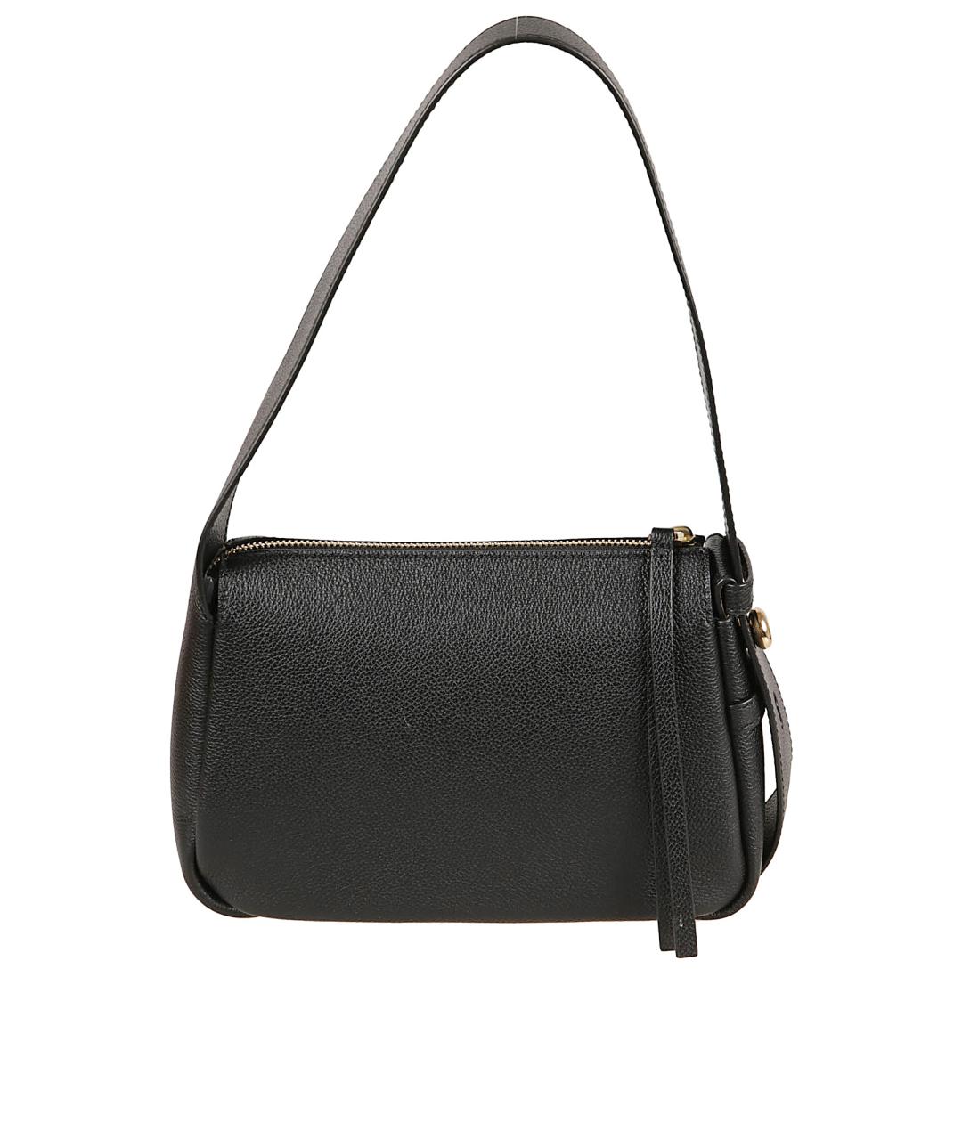 TORY BURCH Черная кожаная сумка через плечо, фото 2