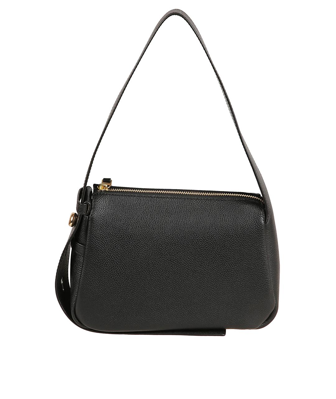 TORY BURCH Черная кожаная сумка через плечо, фото 1